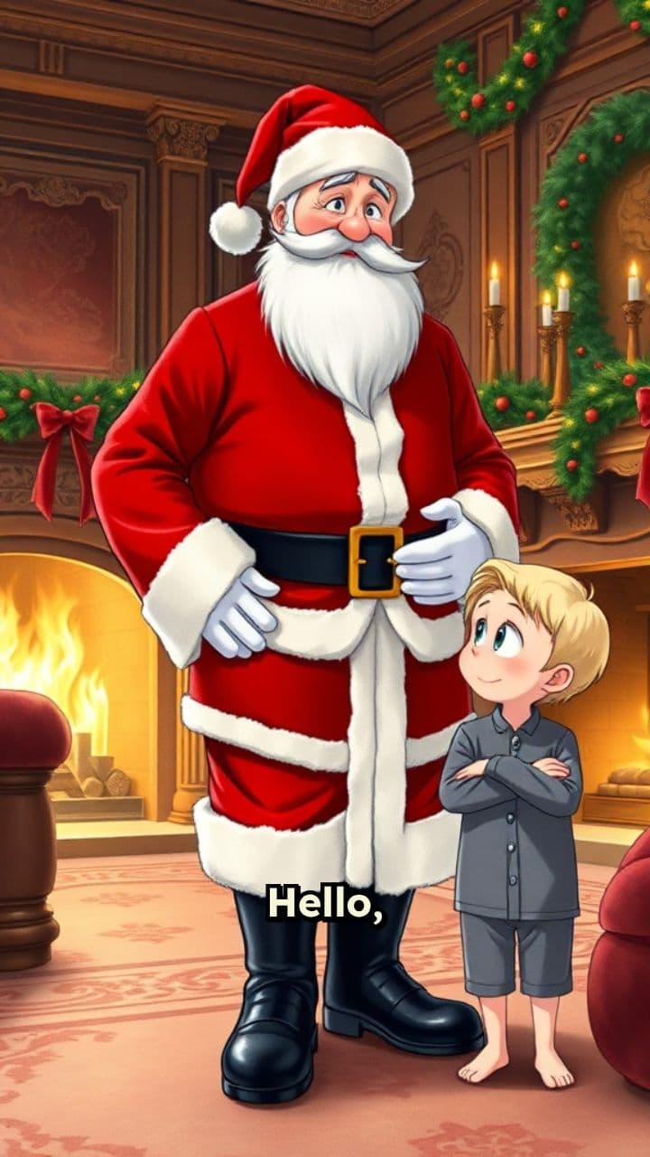 Santa's Stern Warning