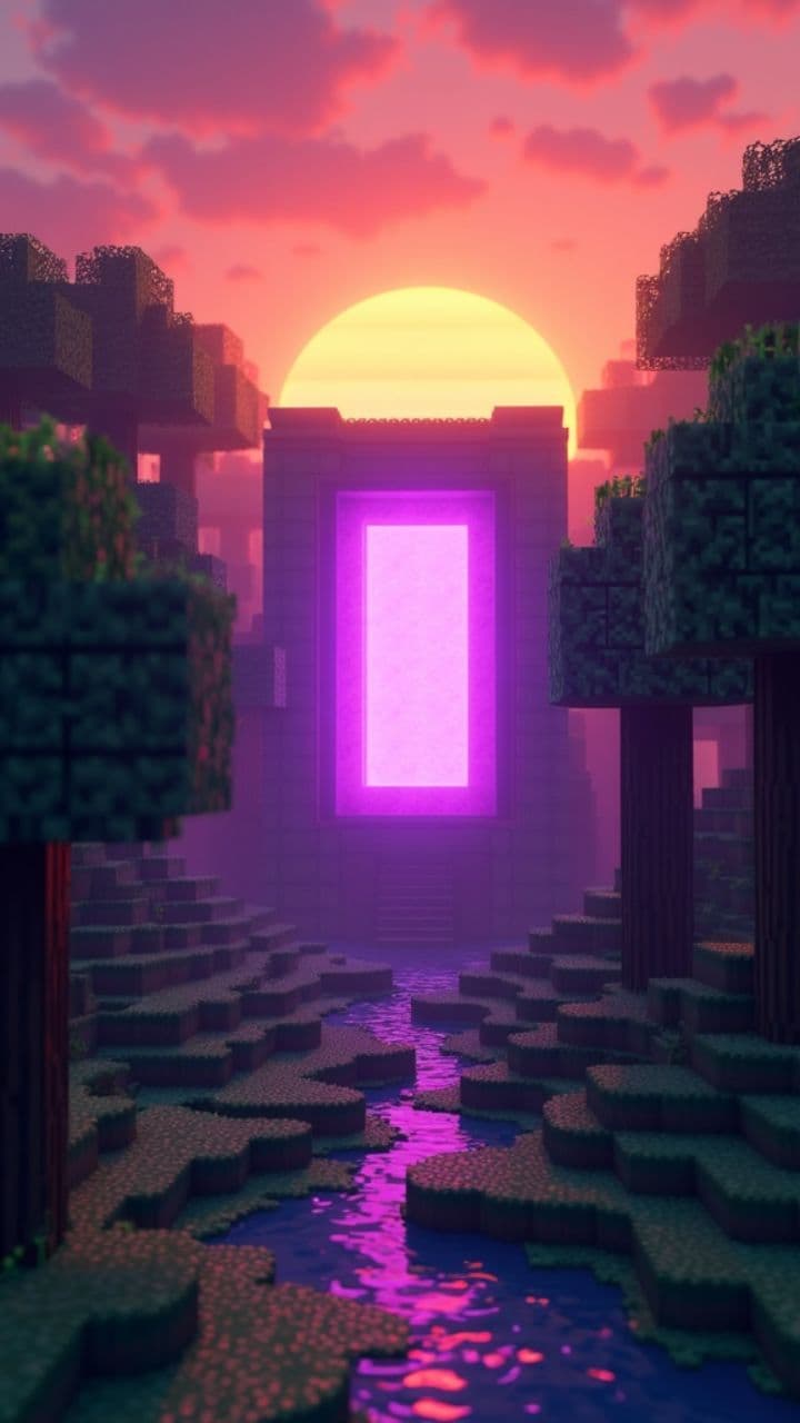 Minecraft Brainrot Portal — AI Motion Meme (Loop)