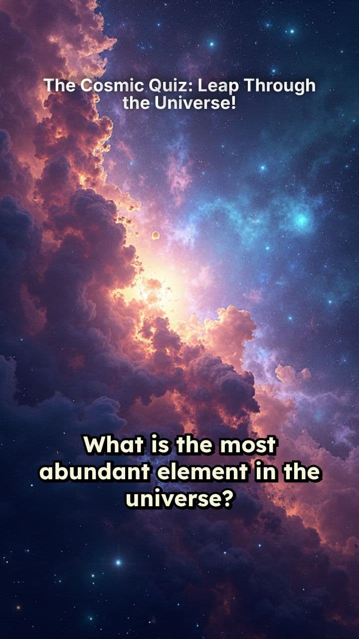 The Cosmic Quiz: Leap Through the Universe!
