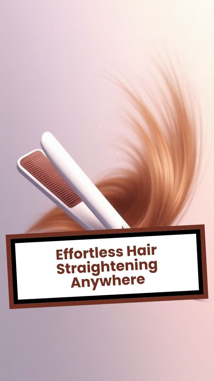 Effortless Hair Straightening Anywhere