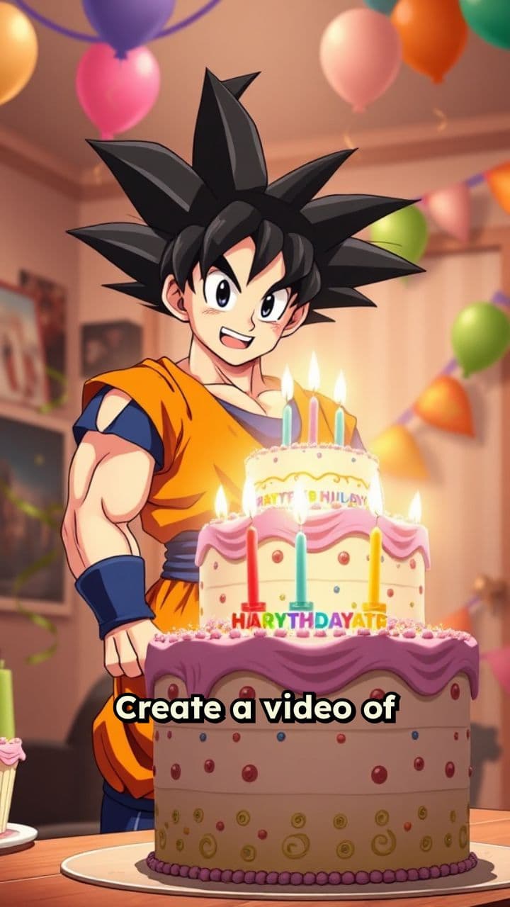 Goku's Birthday Wish for Joseph Porta