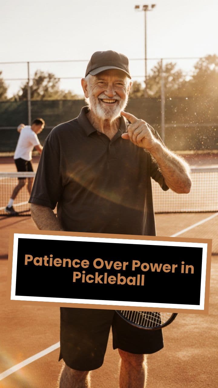 Patience Over Power in Pickleball