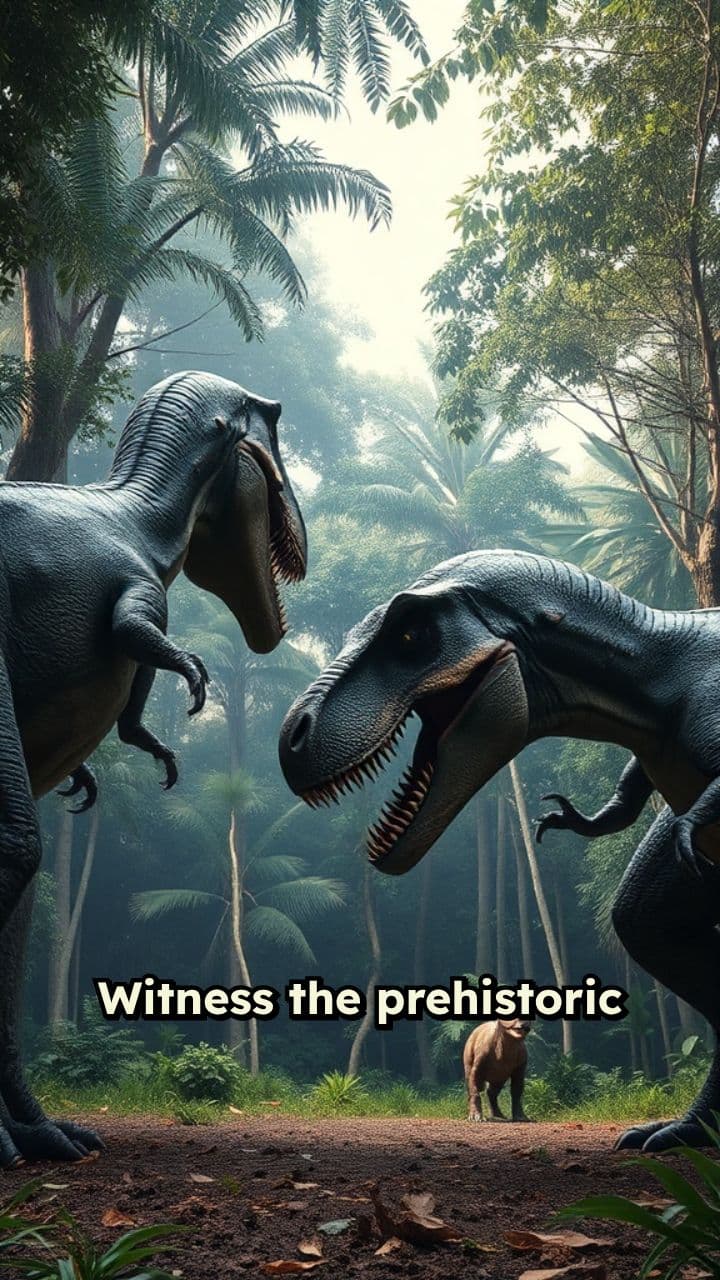 T-Rex Showdown: A Primal Battle