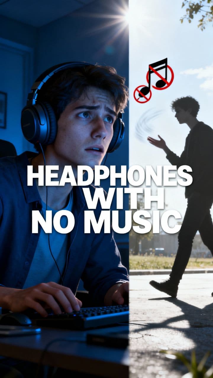 Headphones With No Music