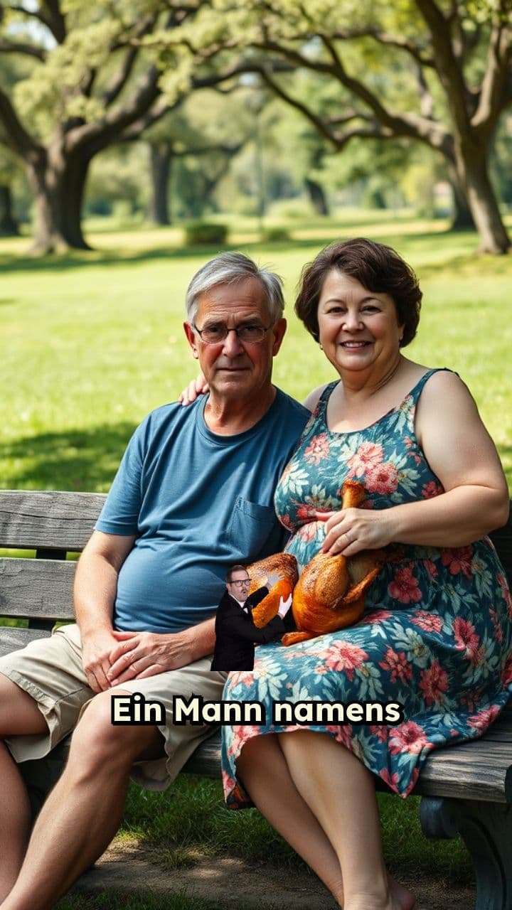 Ingo im Park und seine Frau