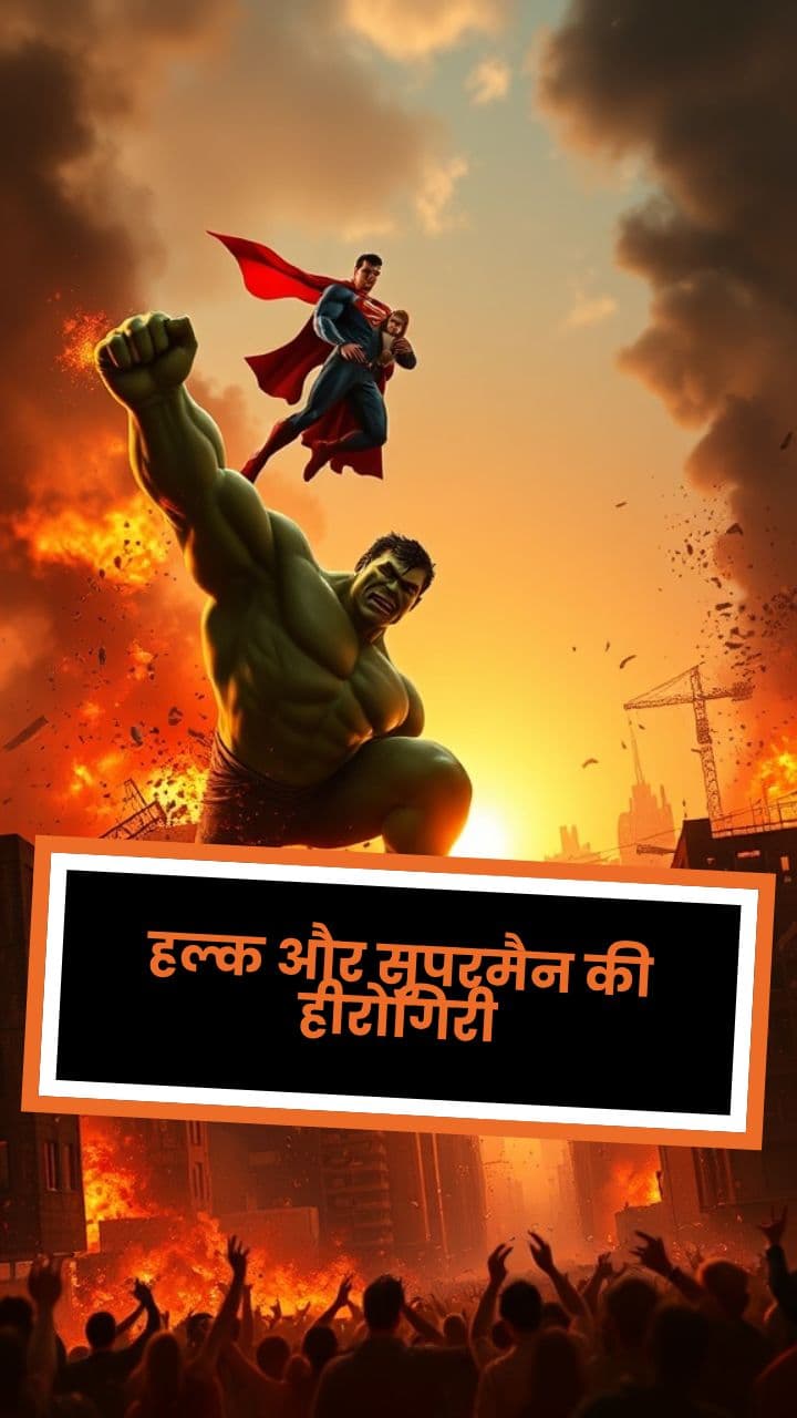 हल्क और सुपरमैन की हीरोगिरी