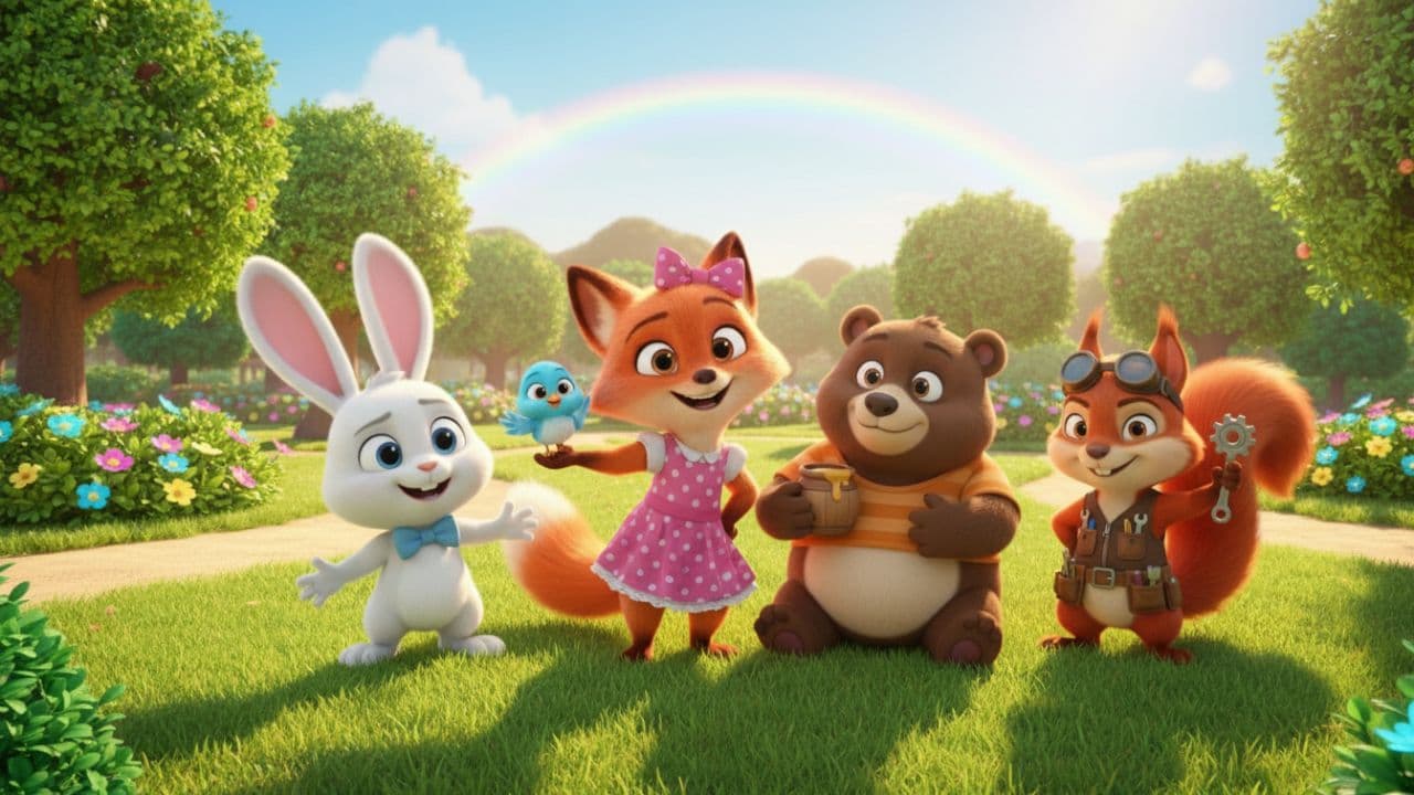 Parque Colorido e Alegria Infantil