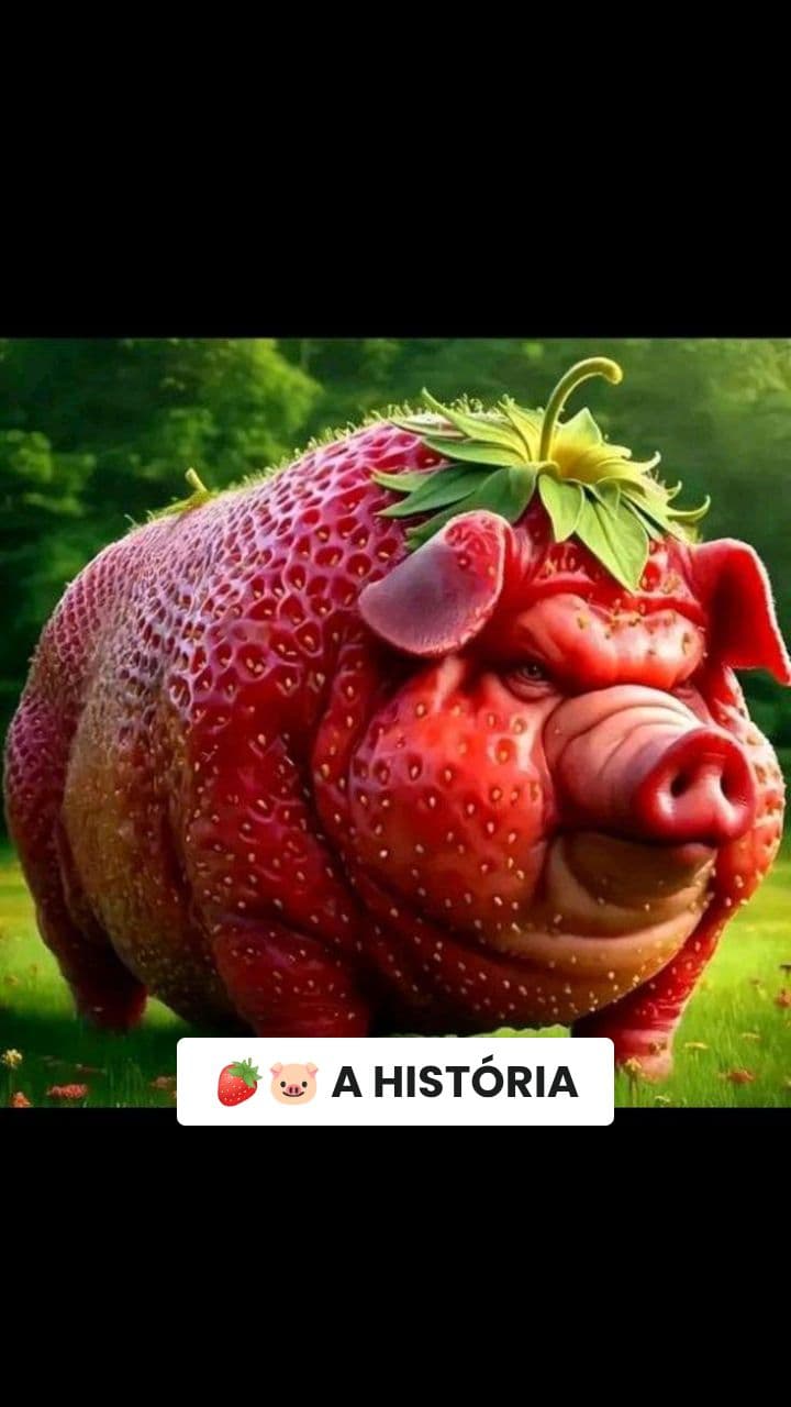 Porquini Moranguini e a Floresta Rubra