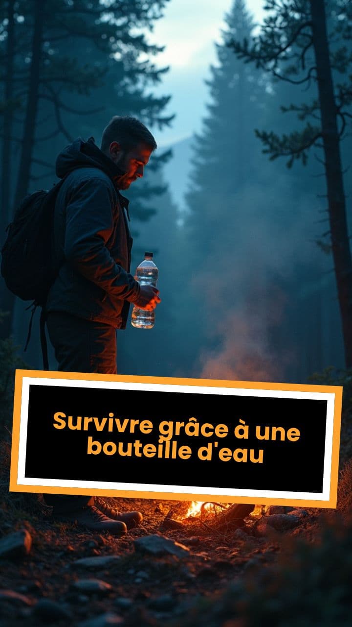 Survivre grâce à une bouteille d'eau