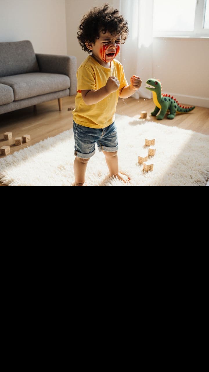 Cómo acompañar una rabieta intensa