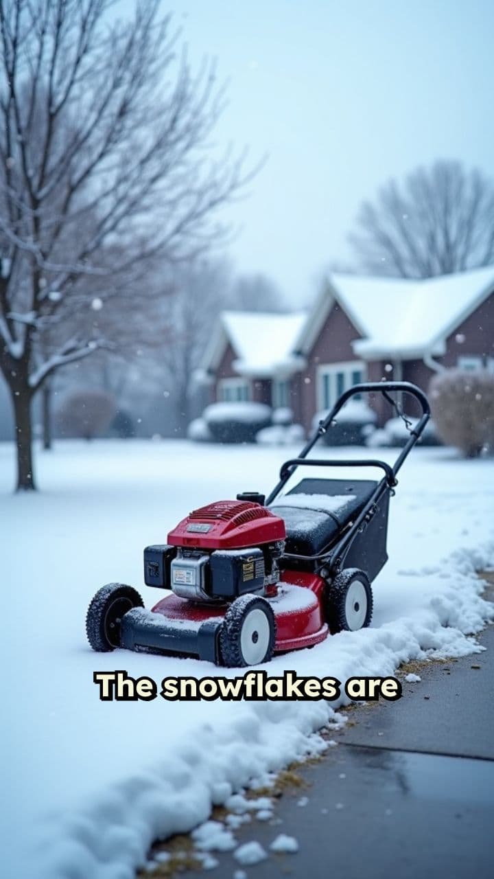 A Festive Winter Lawn