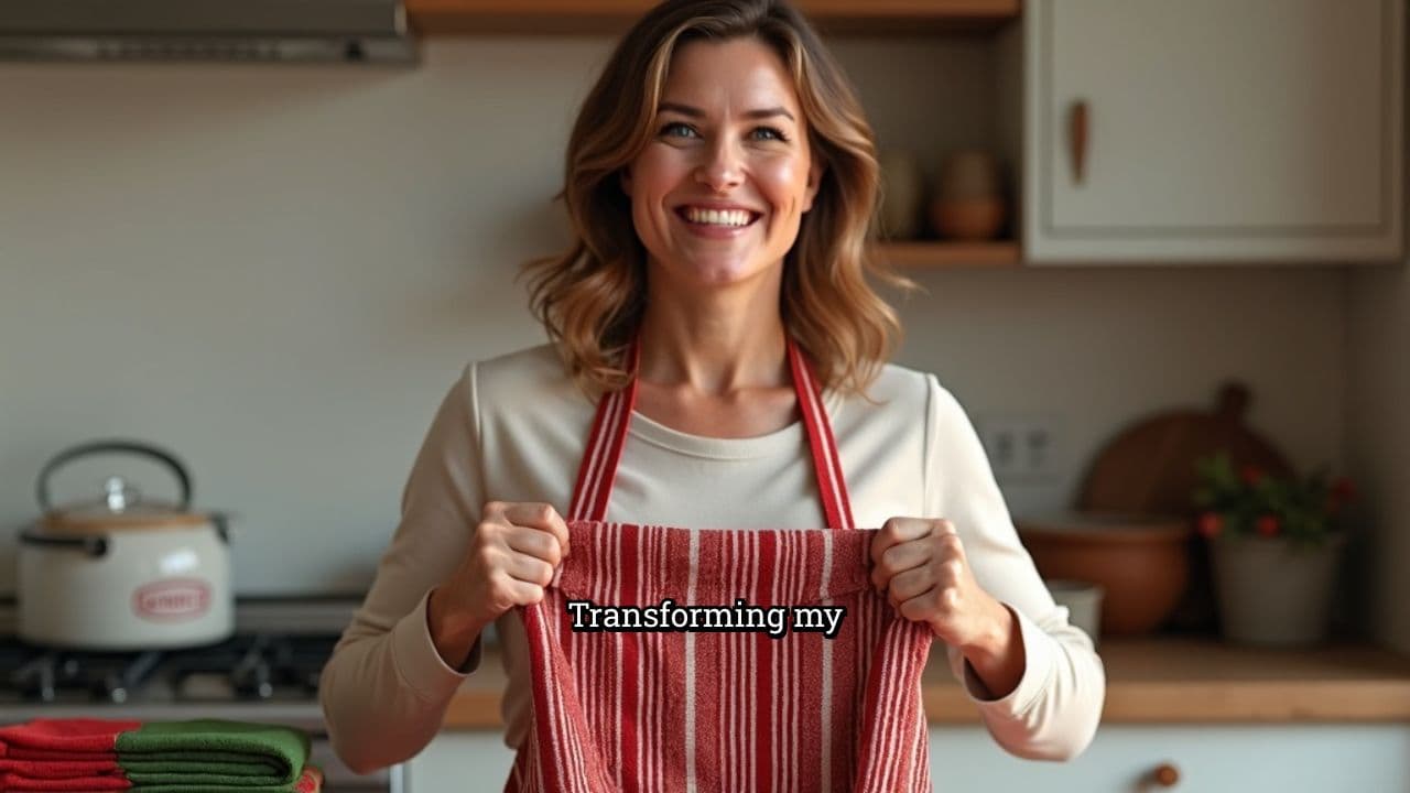 Festive Kitchen Transformation with Holiday Towels