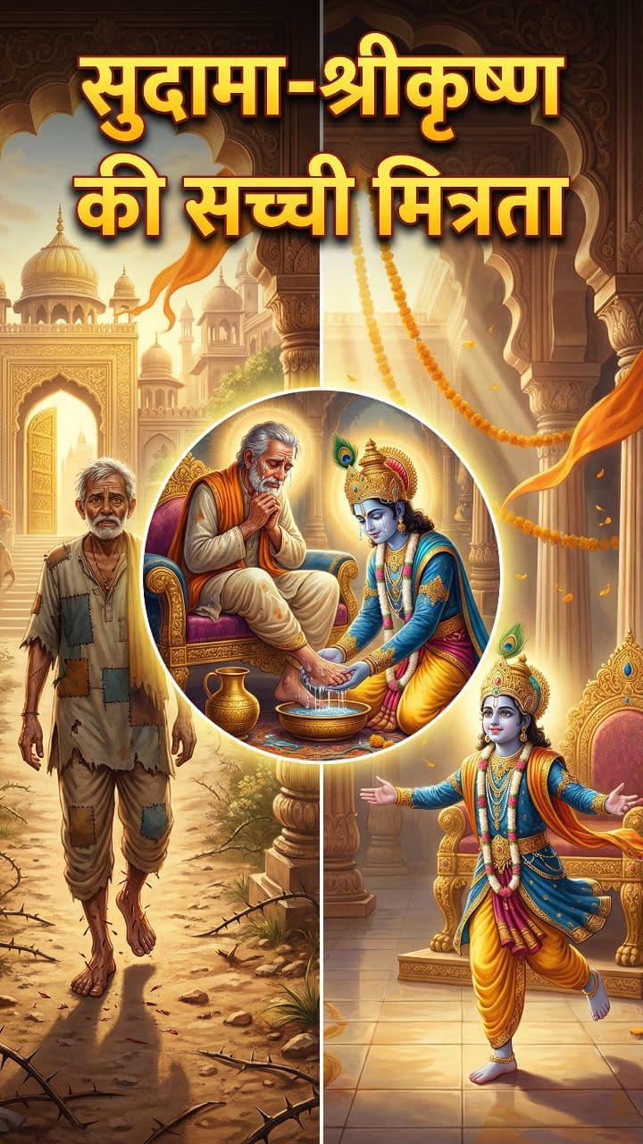 सुदामा-श्रीकृष्ण की सच्ची मित्रता