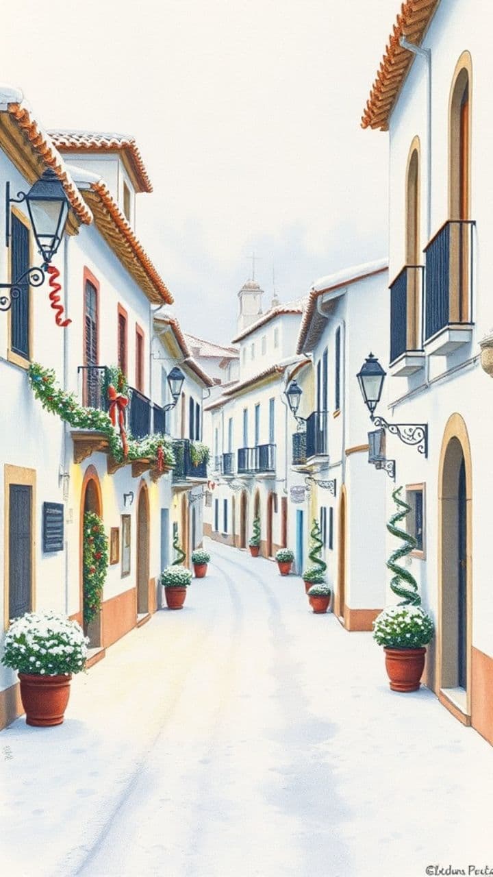 Celebración familiar en invierno