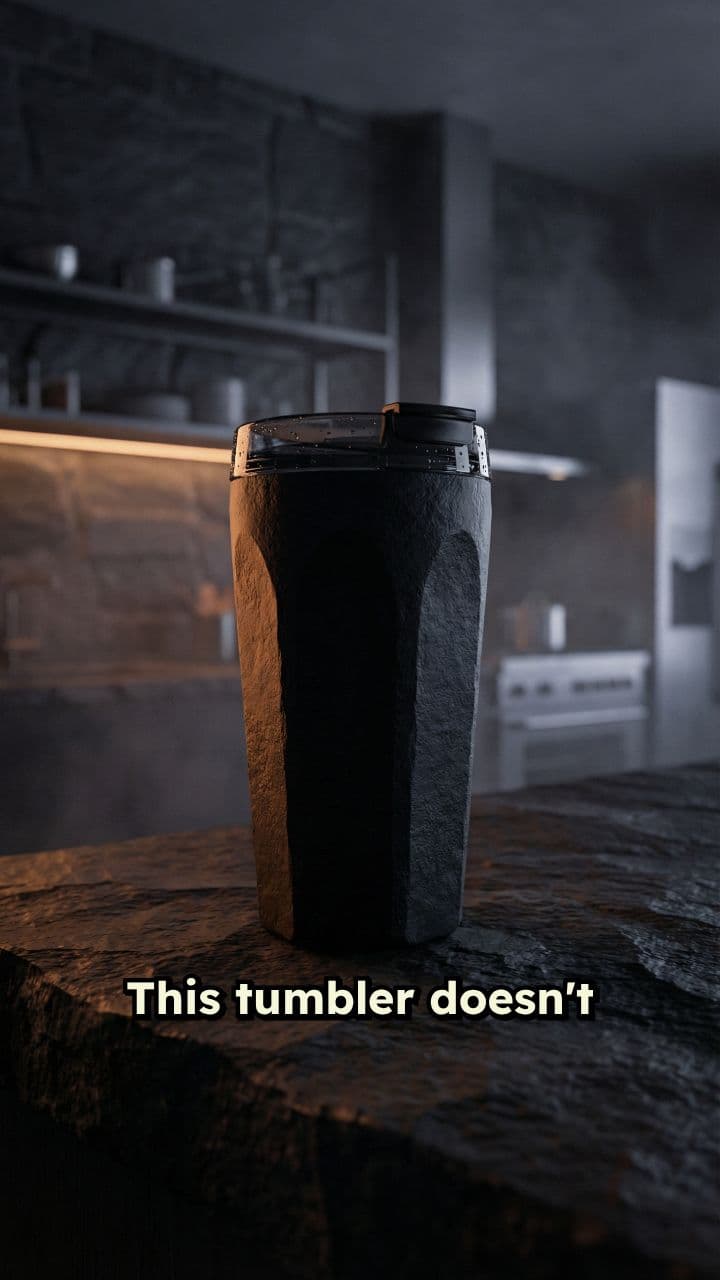 Molten Skull Flame Tumbler