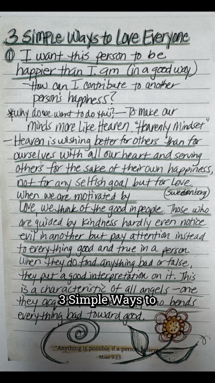 Loving Others: A Heavenly Mindset