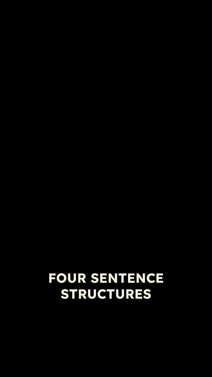 Understanding Sentence Structures