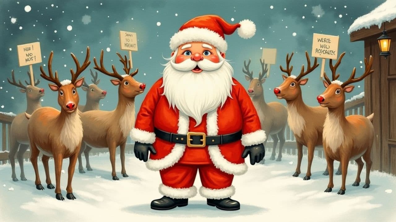 Santa's Uber Christmas Eve Adventure