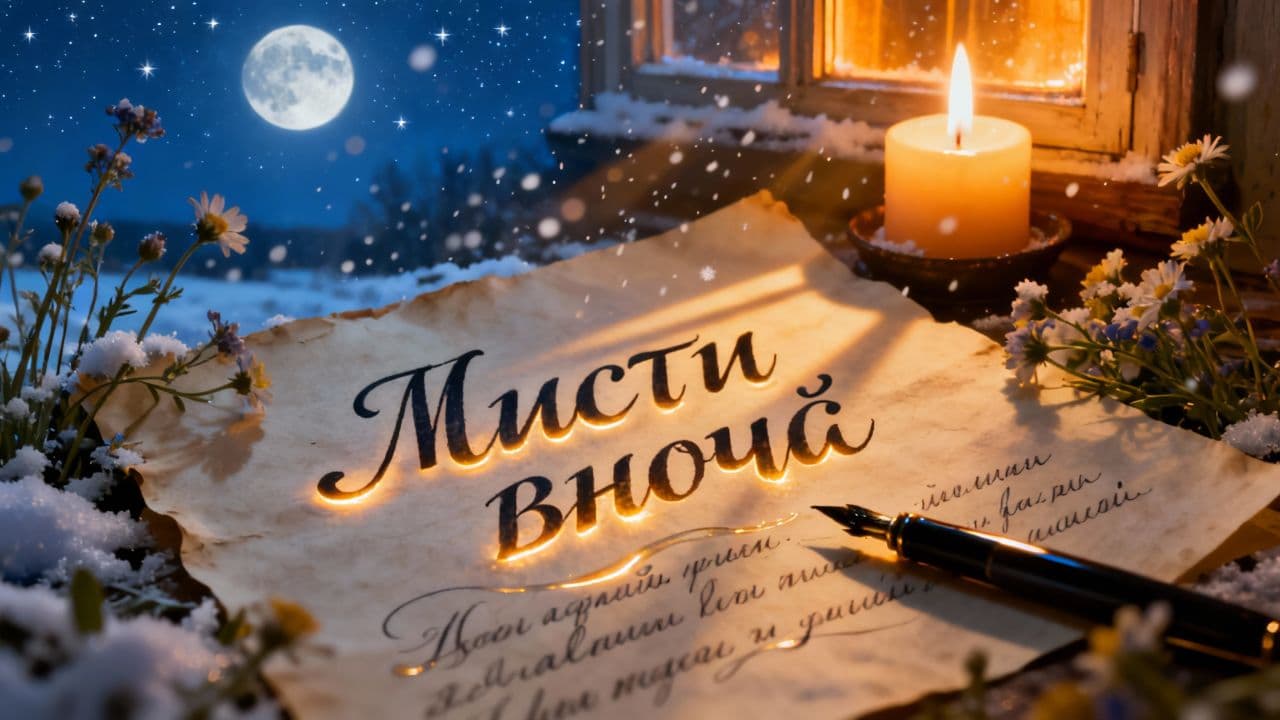 Листи вночі