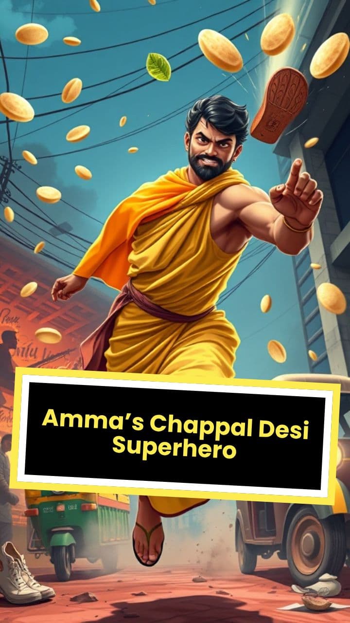 Amma’s Chappal Desi Superhero