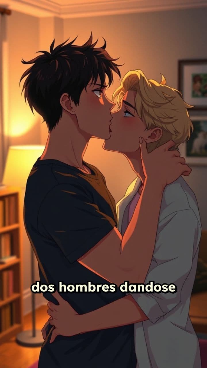 Beso a tres inesperado