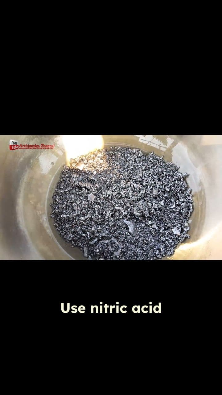 Extracting Pure Gold with Nitric Acid