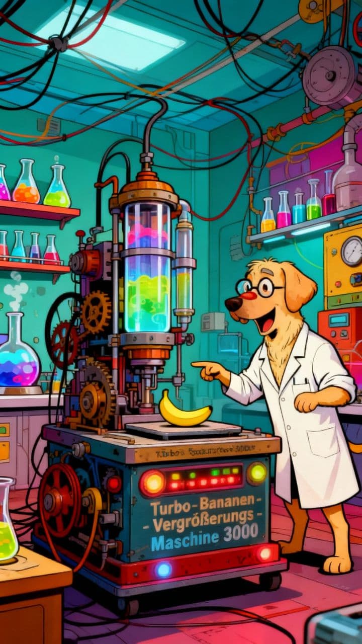 Professor Pups und die Riesenbanane