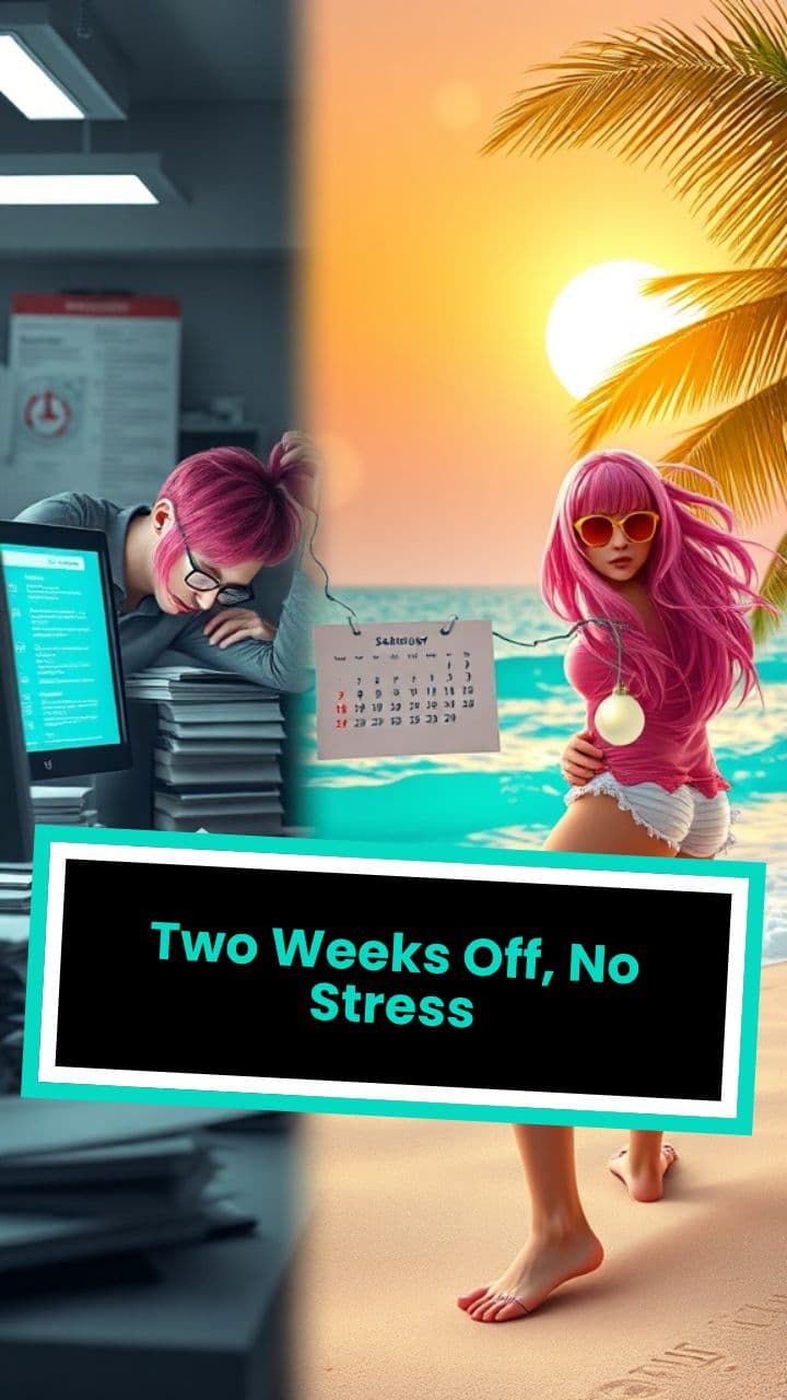 Two Weeks Off, No Stress