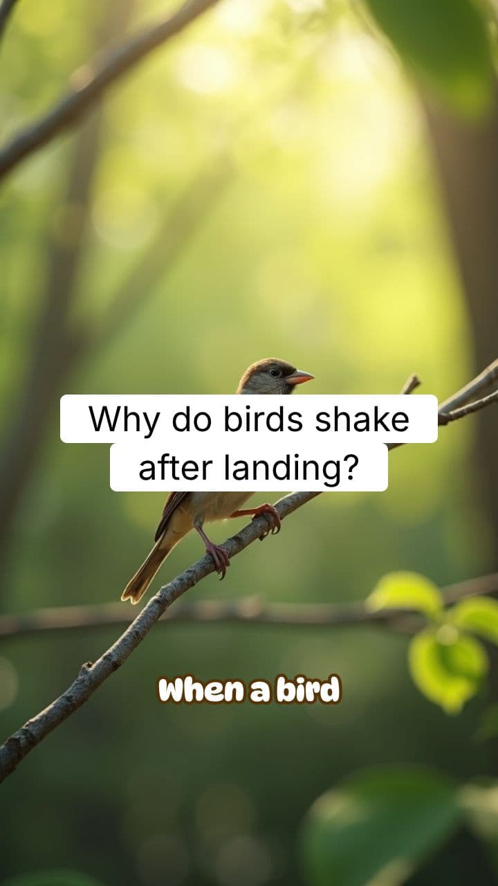 Why Do Birds Shake Their Feathers After Landing? | RapidSmartFacts