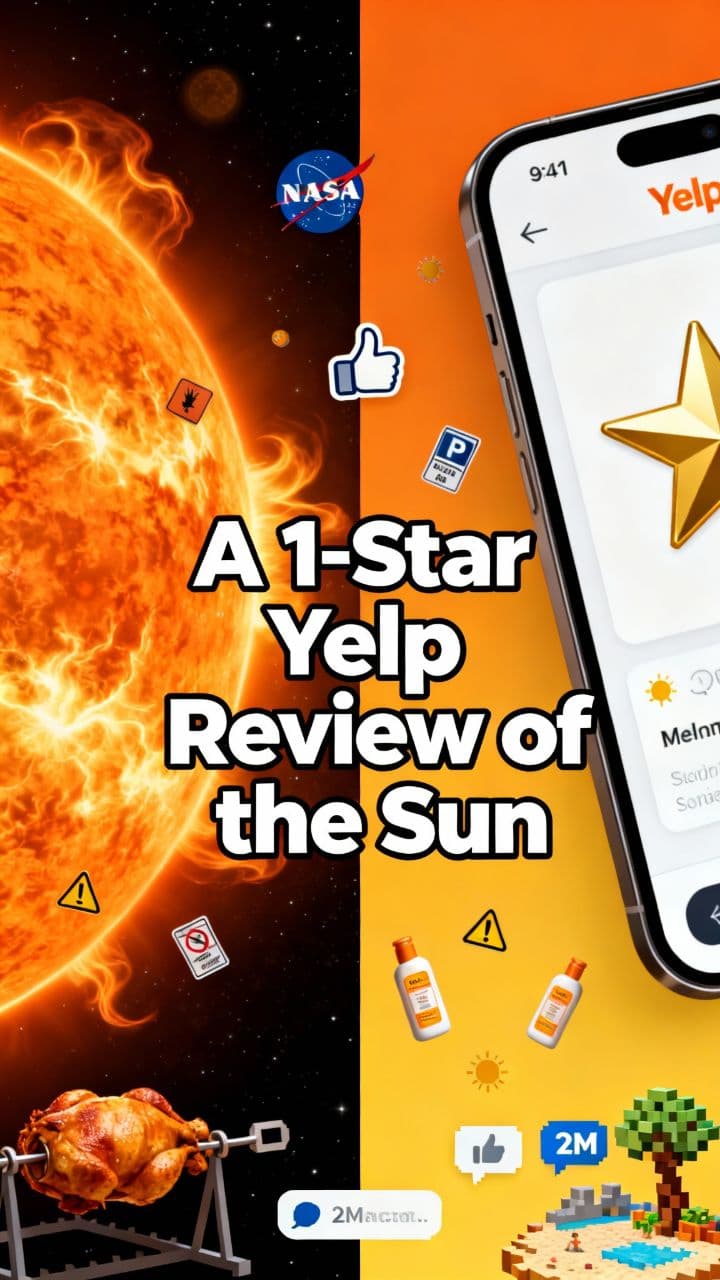 A 1-Star Yelp Review of the Sun