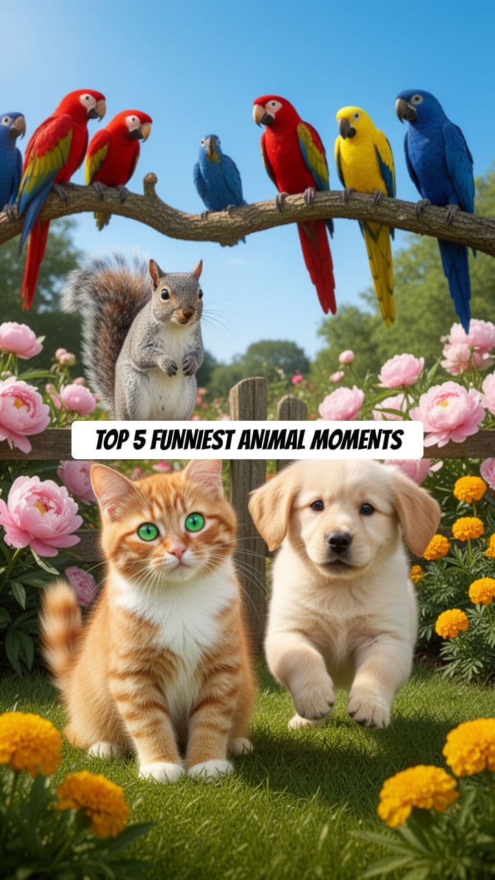 Funniest Animal Moments Top 5