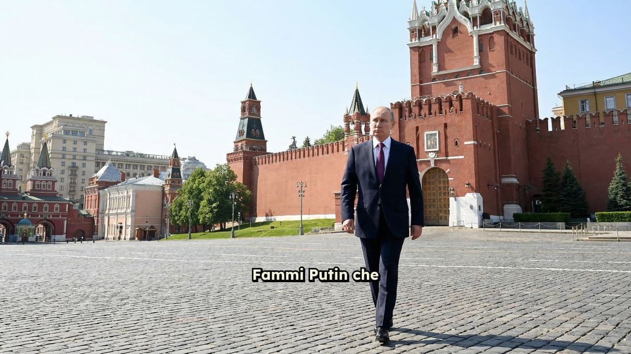 Putin in Piazza dal Cremlino
