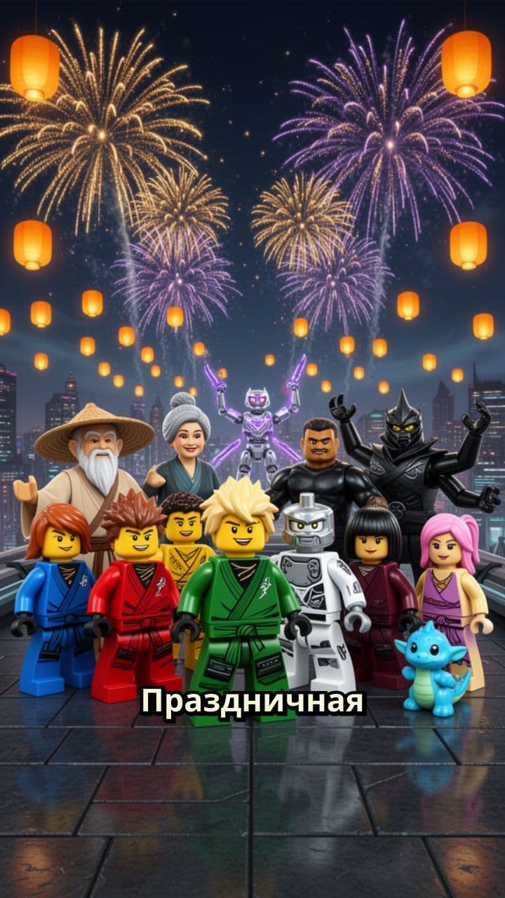 Ниндзя поздравляют Настю с Днём рождения