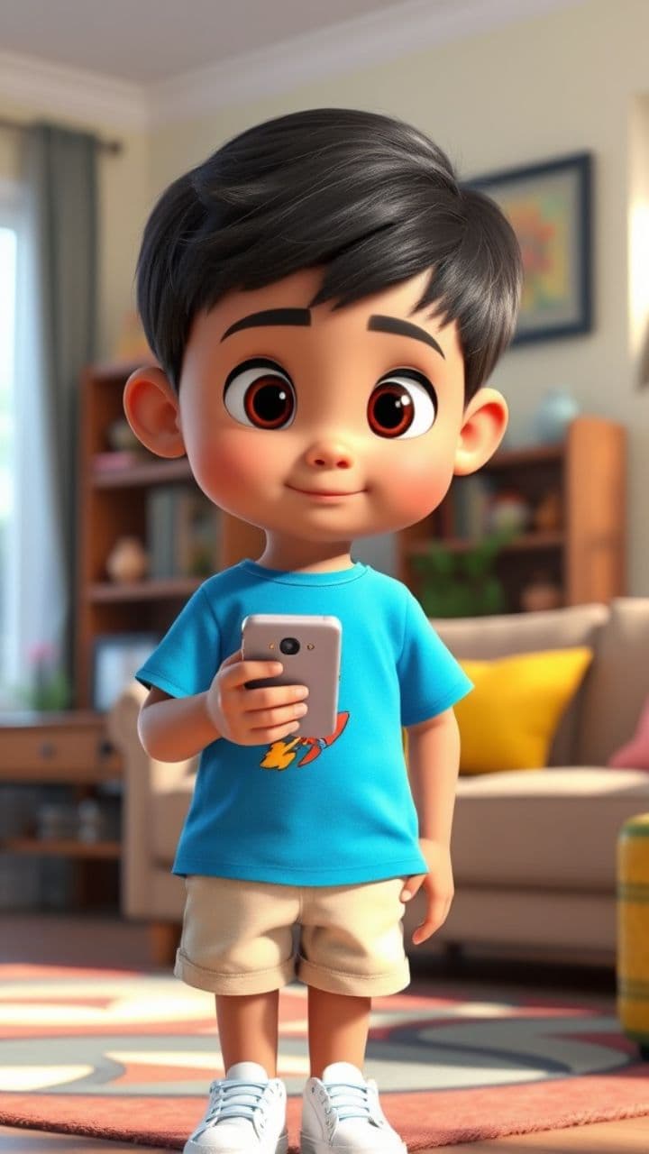 गुड्डू की मोबाइल मस्ती