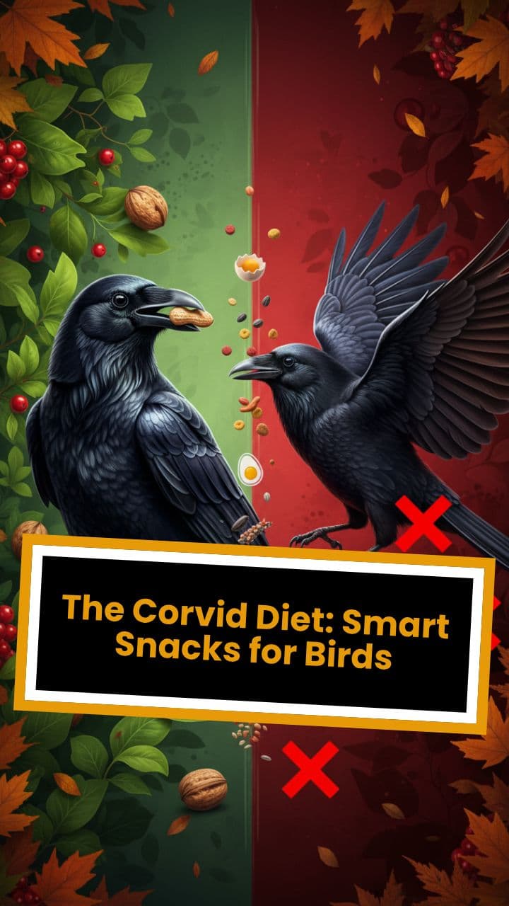 The Corvid Diet: Smart Snacks for Birds