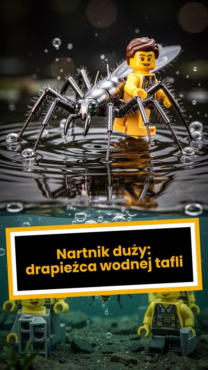 Nartnik duży: drapieżca wodnej tafli