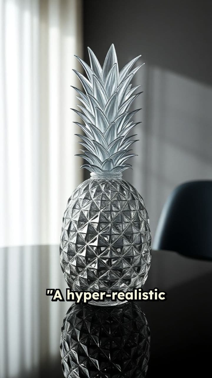 Translucent Pineapple ASMR Experience