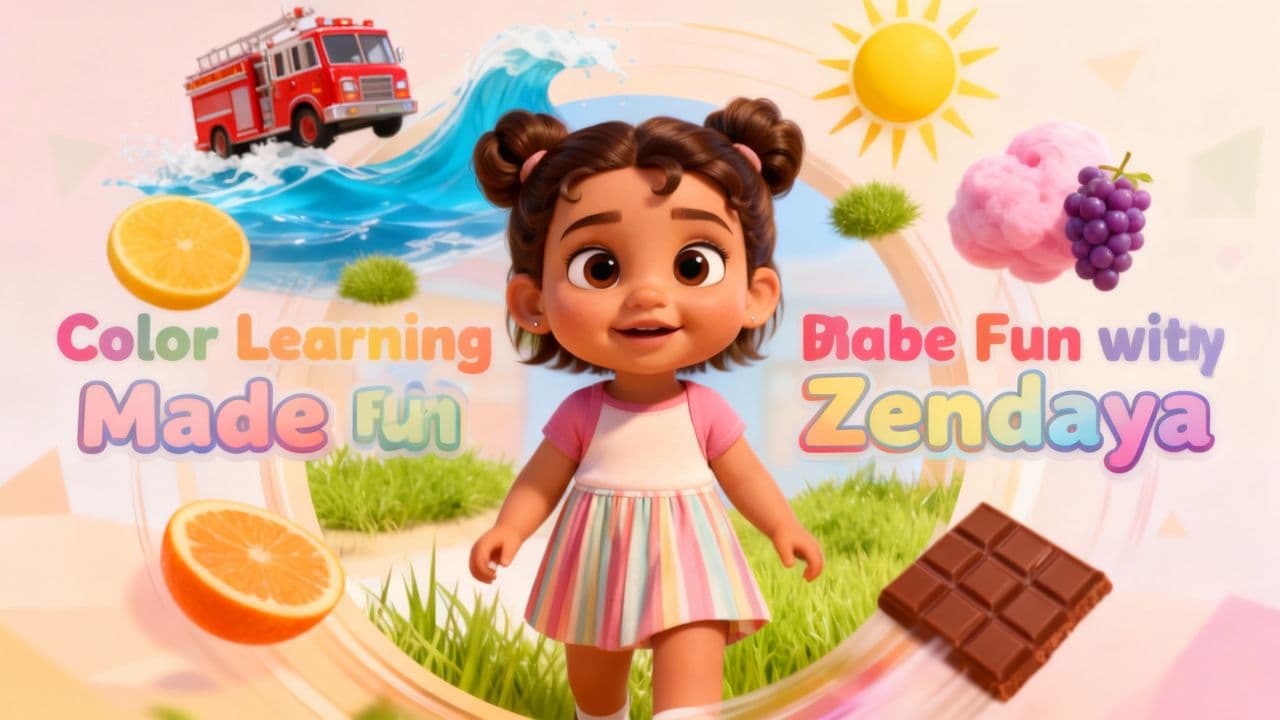 Color Learning Made Fun with Baby Zendaya