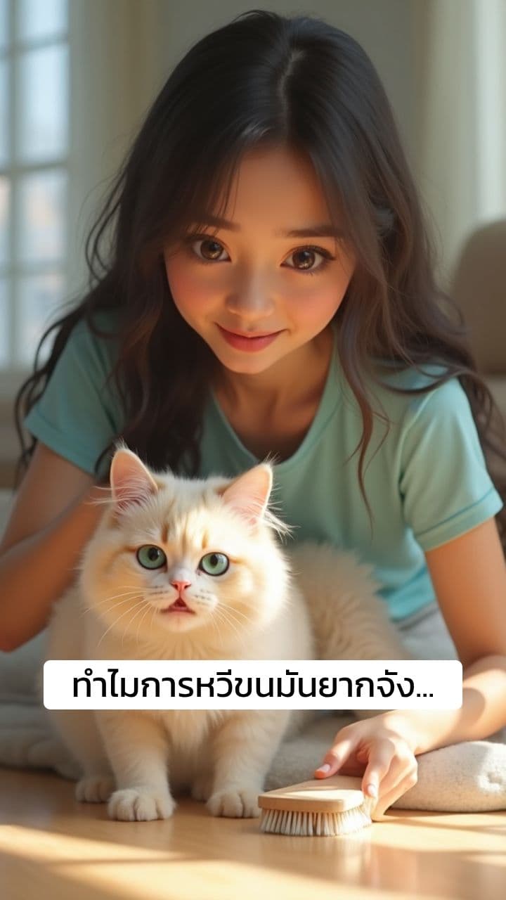 หวีวิเศษสำหรับสัตว์เลี้ยง