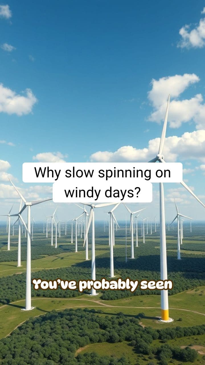 Why Do Wind Turbines Sometimes Spin Slowly Even on Windy Days? | RapidSmartFacts