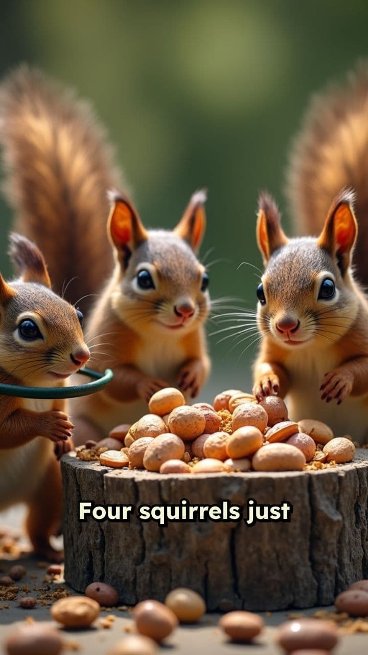 Squirrel Heist: Nature's Ocean's Eleven