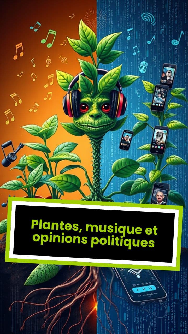 Plantes, musique et opinions politiques