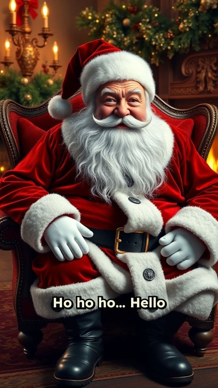 Santa's Message to Adeline and Charlotte