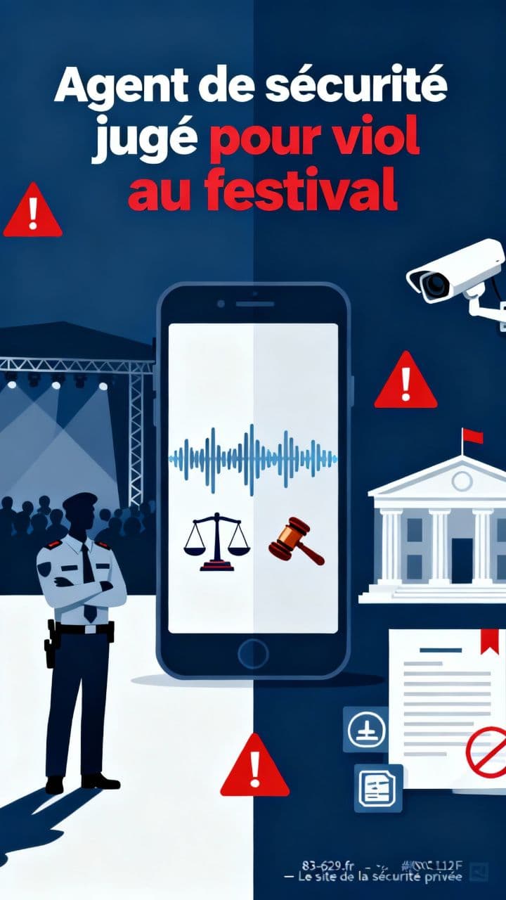 Agent de sécurité jugé pour viol au festival