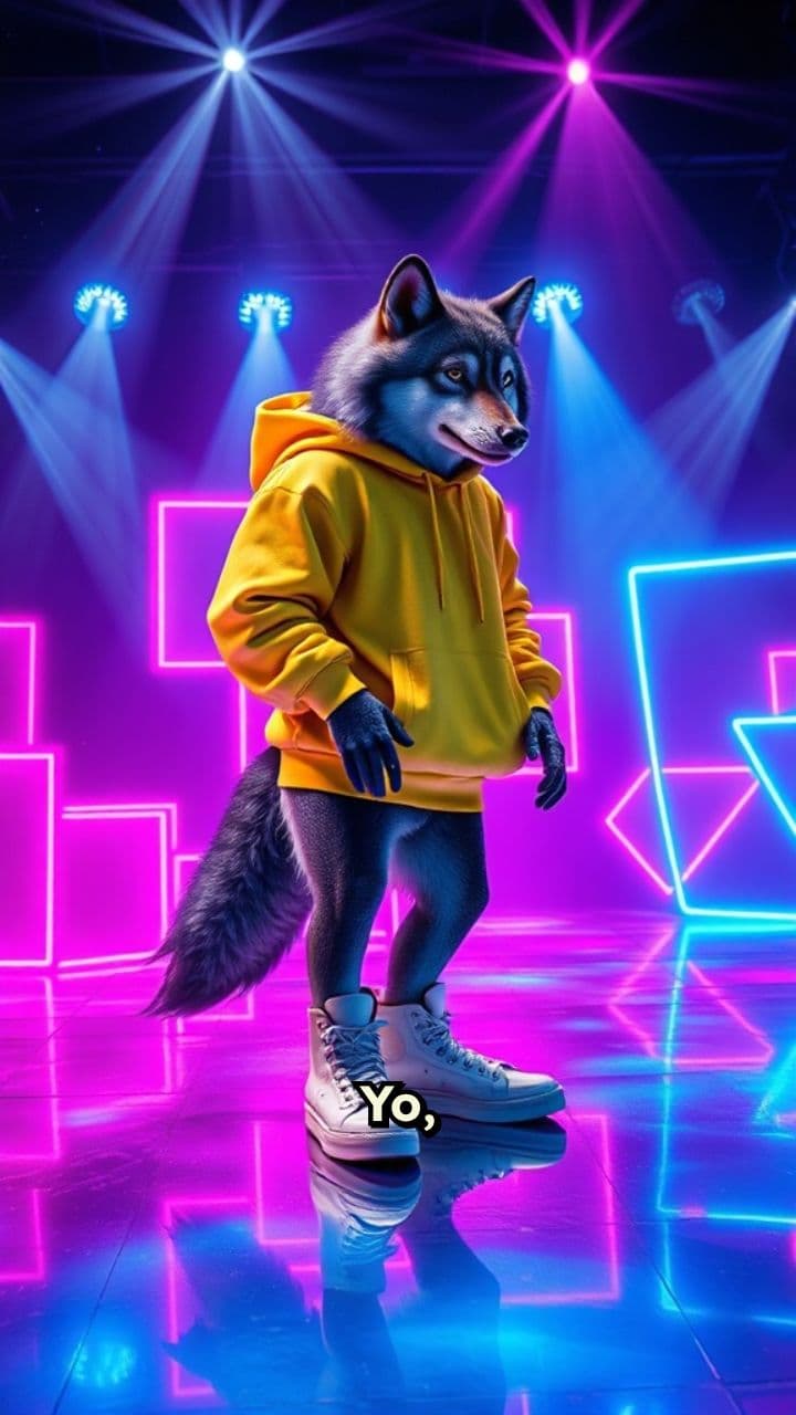 Trap Dance Party Animated Music Video