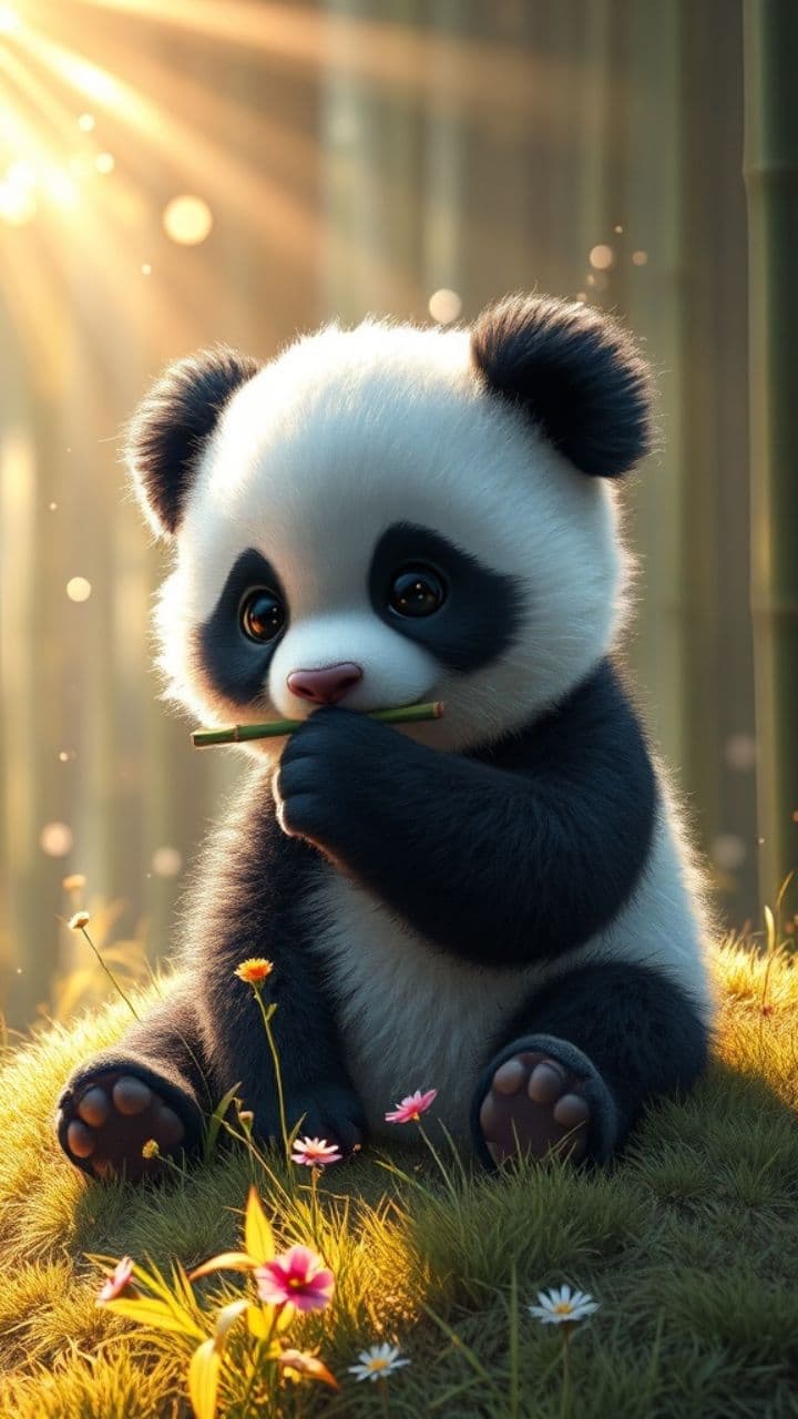 Ultra-Cute Baby Panda