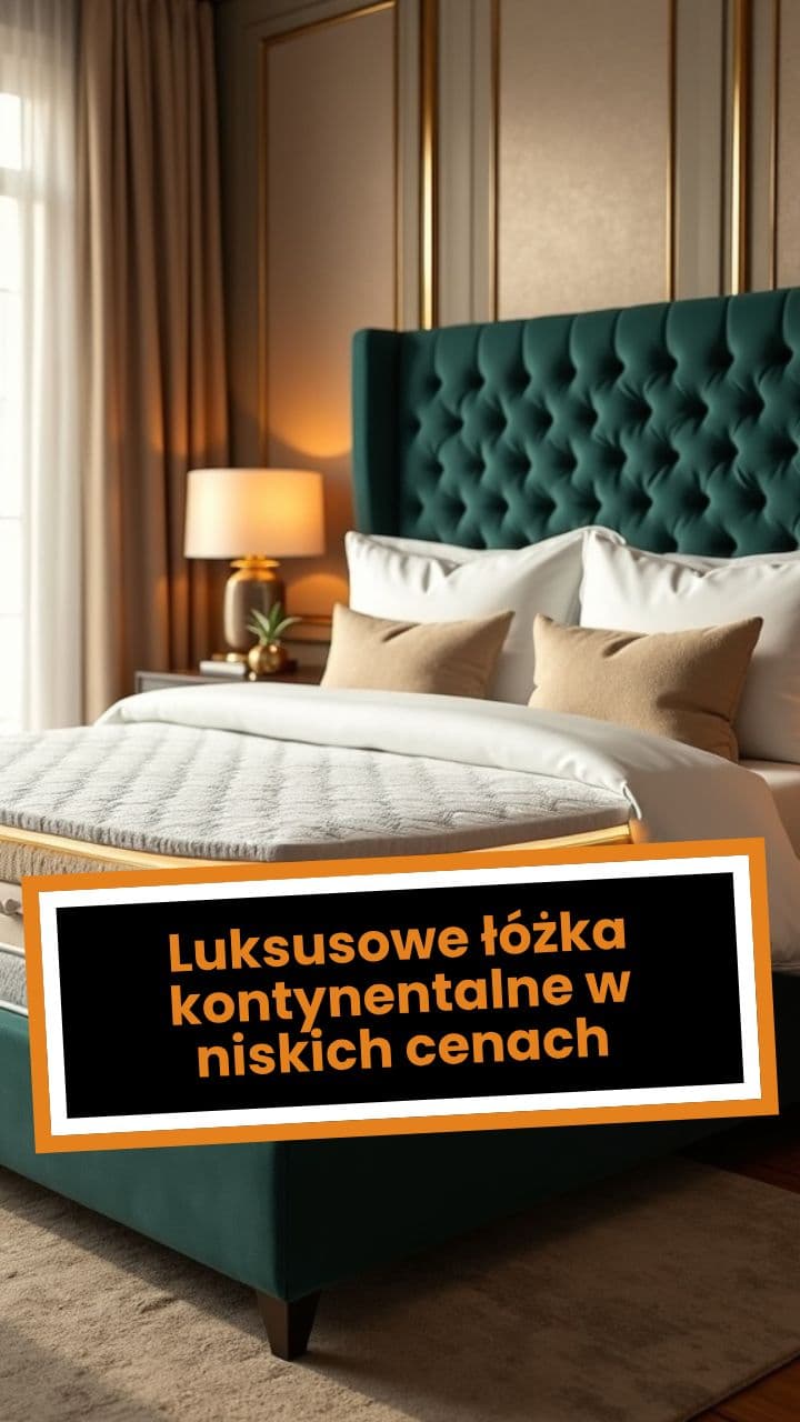 Luksusowe łóżka kontynentalne w niskich cenach