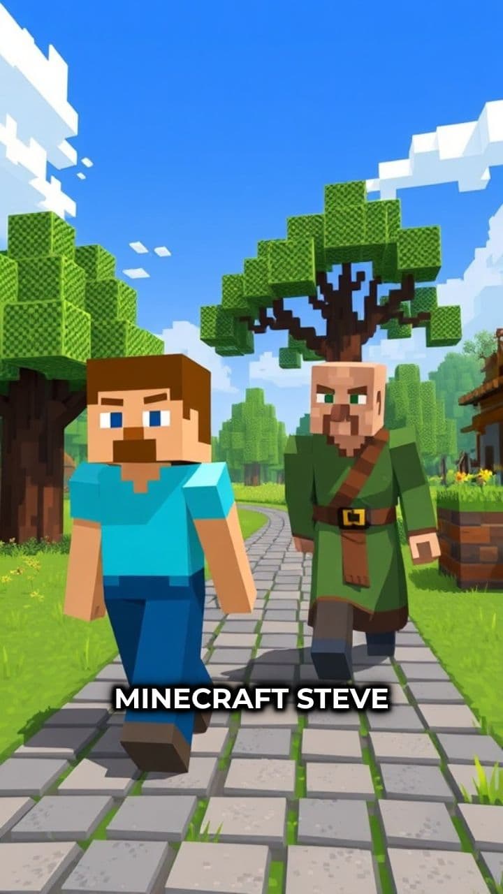 Steve and Villager Adventure