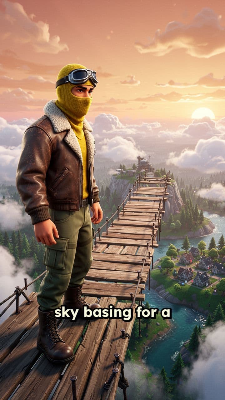 Skybasing Win in Fortnite OG