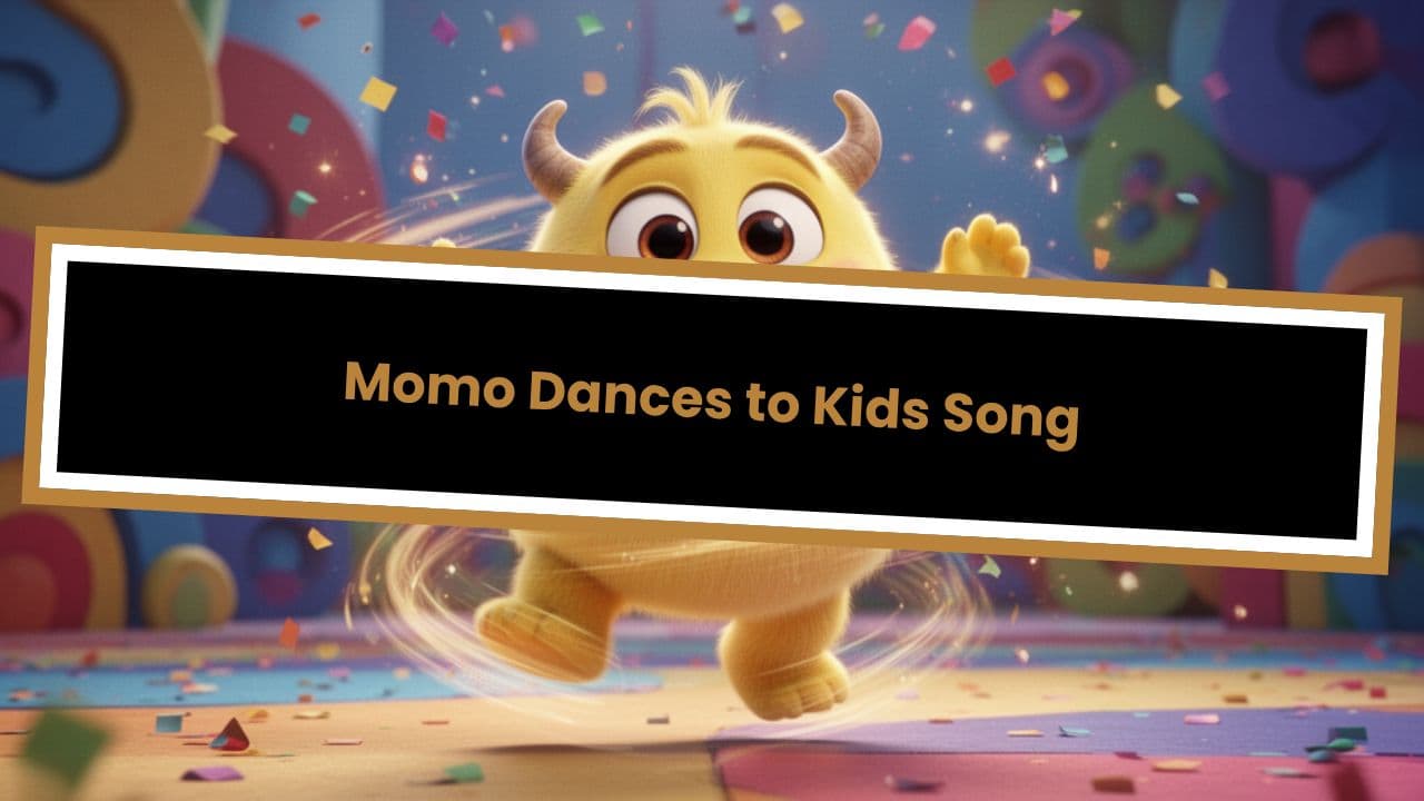 Momo Dances to Kids Song